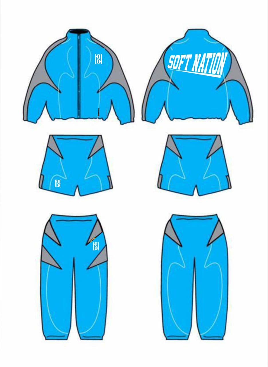 Softnations Light Blue Tracksuit