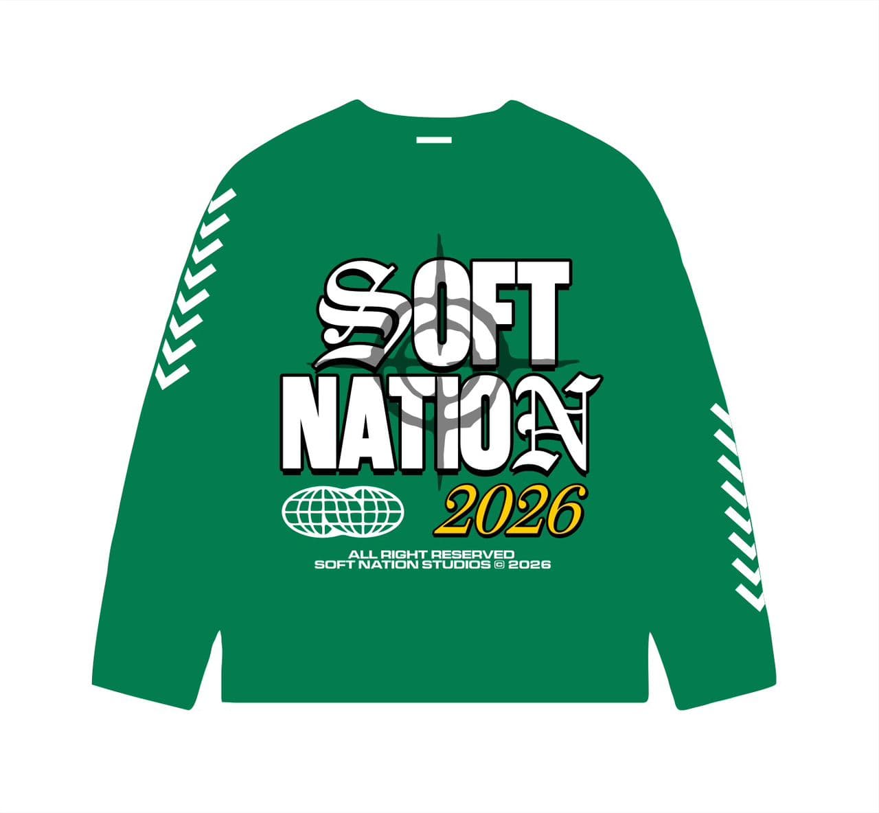 Softnations Green Long Sleeve
